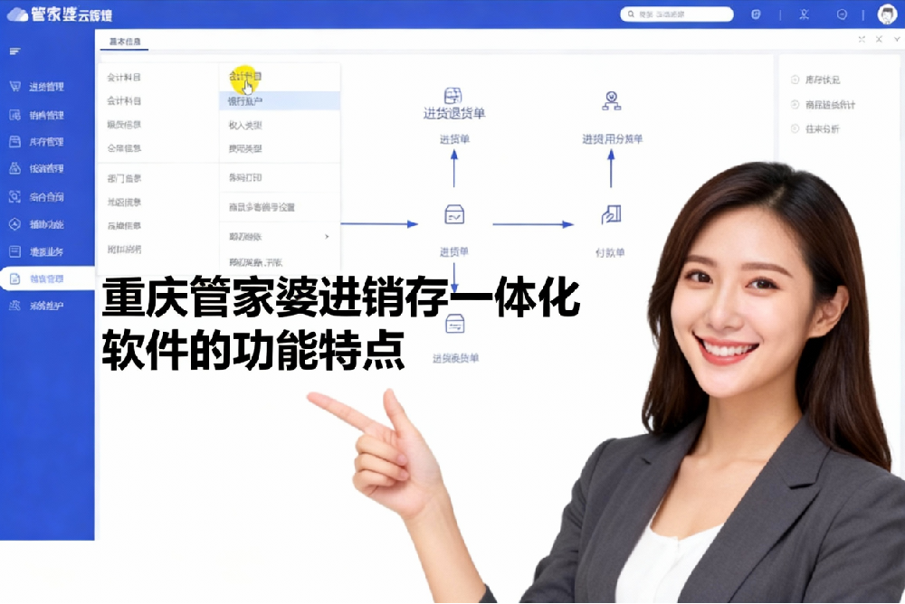 重庆管家婆云辉煌进销存一体软件的功能特点