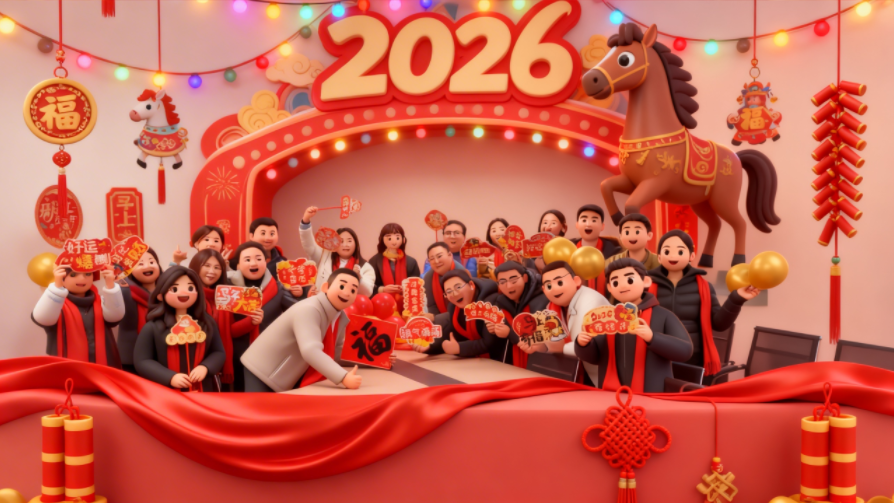 龙马精神辞旧岁,宏图大展迎新春