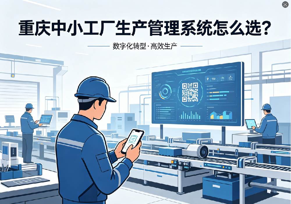 重庆中小工厂生产管理系统怎么选？首选管家婆辉煌小工单，轻量化适配本地痛点。